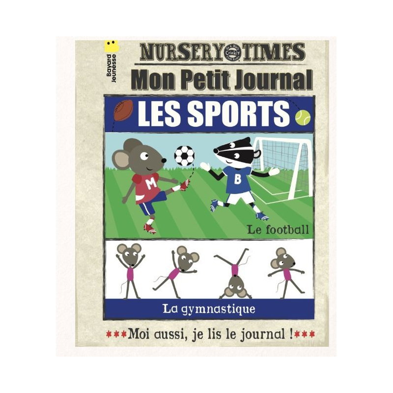 Journal bébé tissu | Les sports