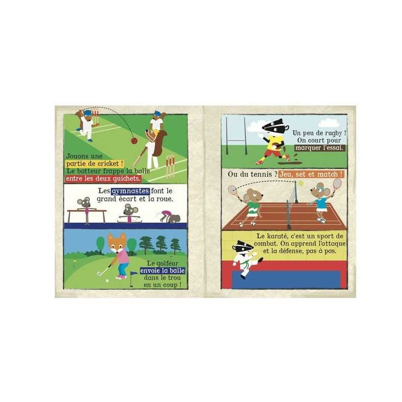 Journal bébé tissu | Les sports