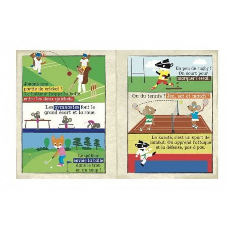 Journal bébé tissu | Les sports - Crinkly