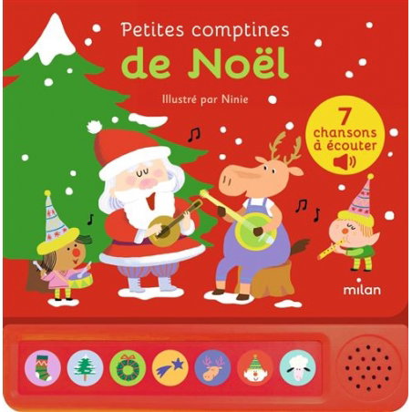 Livre sonore | Petites comptines de Noël - Milan