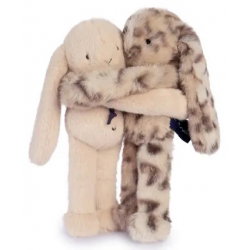 Câlin de poche Duo Lapins 22 cm | Beige-Léo - Mailou