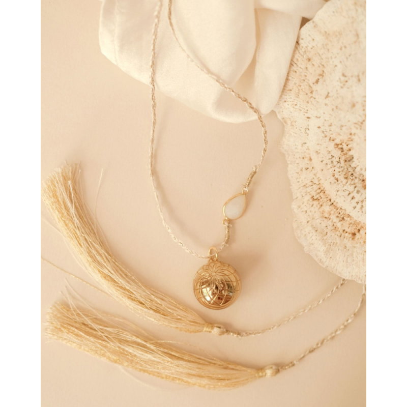 Bola de grossesse Lotus | Finition Or