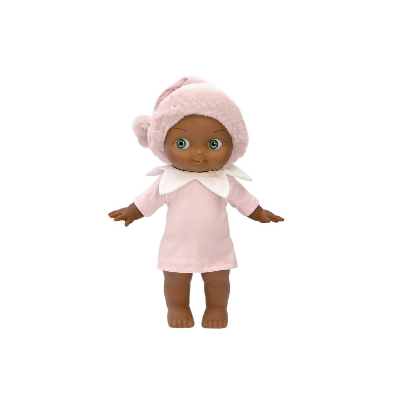 Mini Panchas | Prunelle en fête et son ensemble de lutin rose