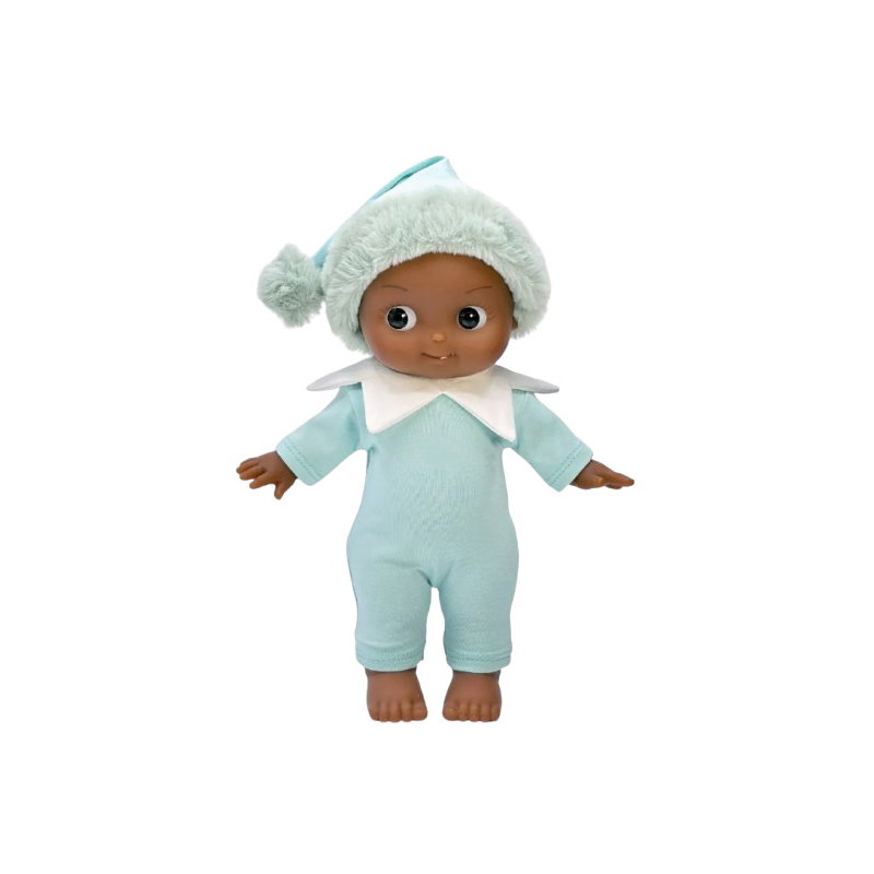 Mini Panchas |Arsène en fête et sa tenue de lutin menthe