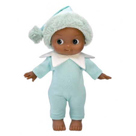 Mini Panchas |Arsène en fête et sa tenue de lutin menthe