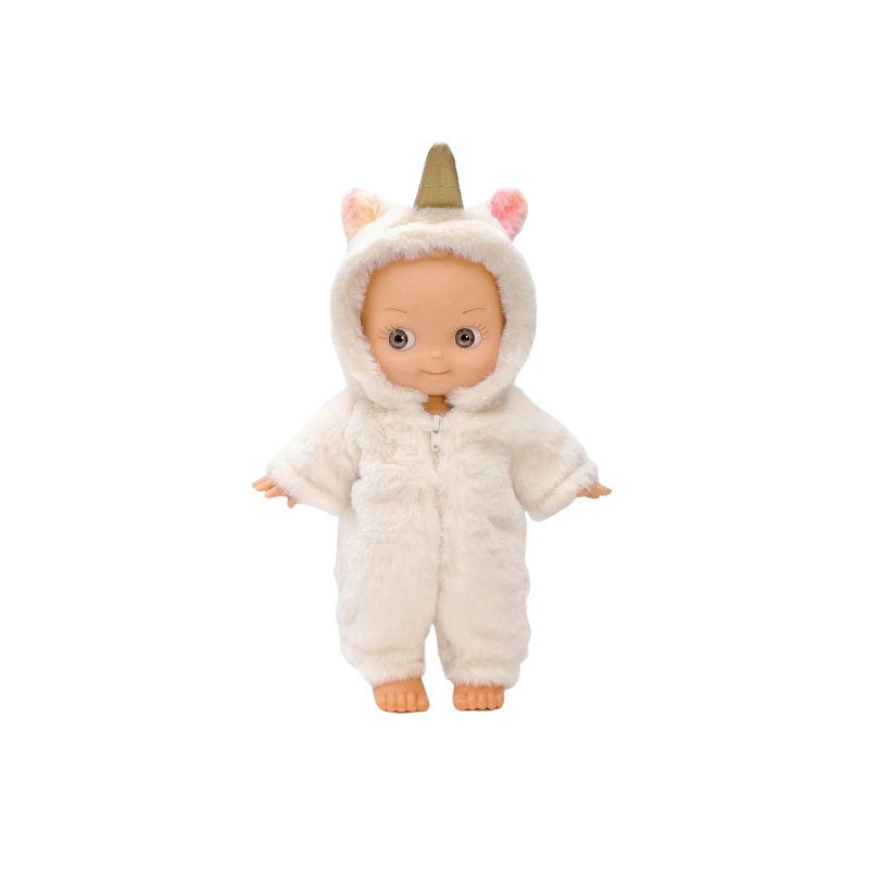 Mini Panchas | Ninon en Fantasia et sa tenue de licorne blanche