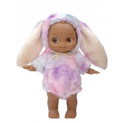 Mini Panchas | Noah en Fantasia et sa tenue de lapin arc-en-ciel lilas - Paola Reina