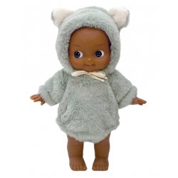 Mini Panchas | Arsène en Fantasia et sa tenue d'ourson vert de gris - Paola Reina
