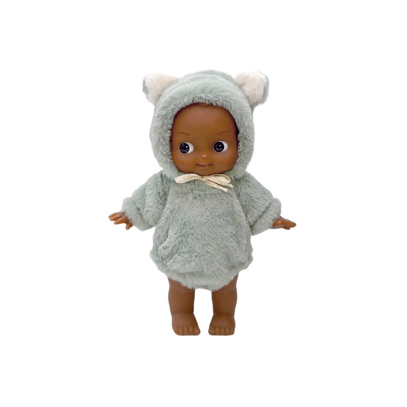 Mini Panchas | Arsène en Fantasia et sa tenue d'ourson vert de gris