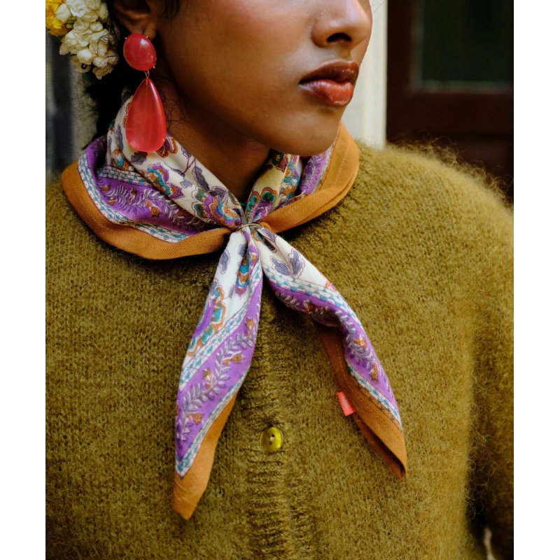 Foulard Petit format | Berry améthyste