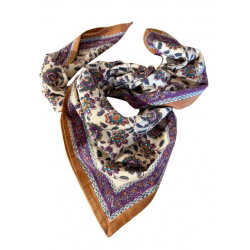 Foulard Grand format | Berry améthyste