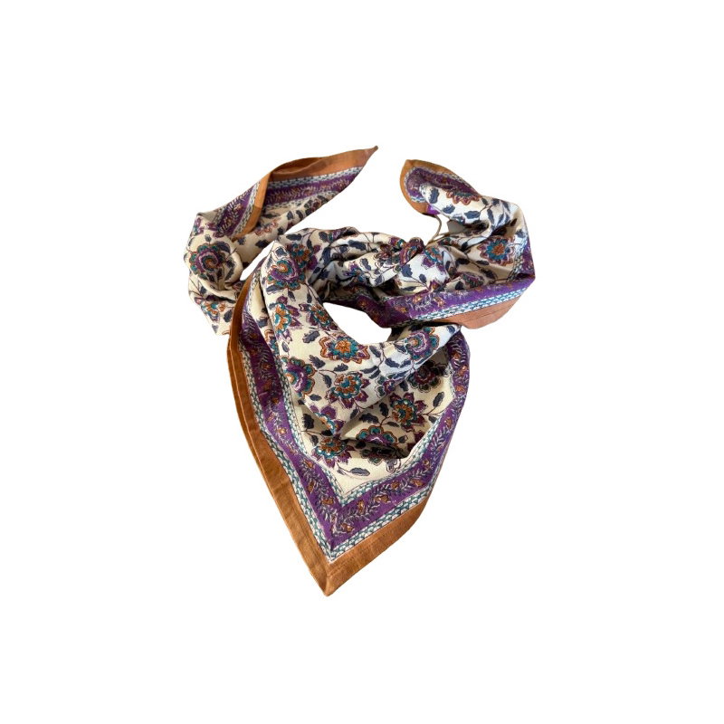 Foulard Grand format | Berry améthyste