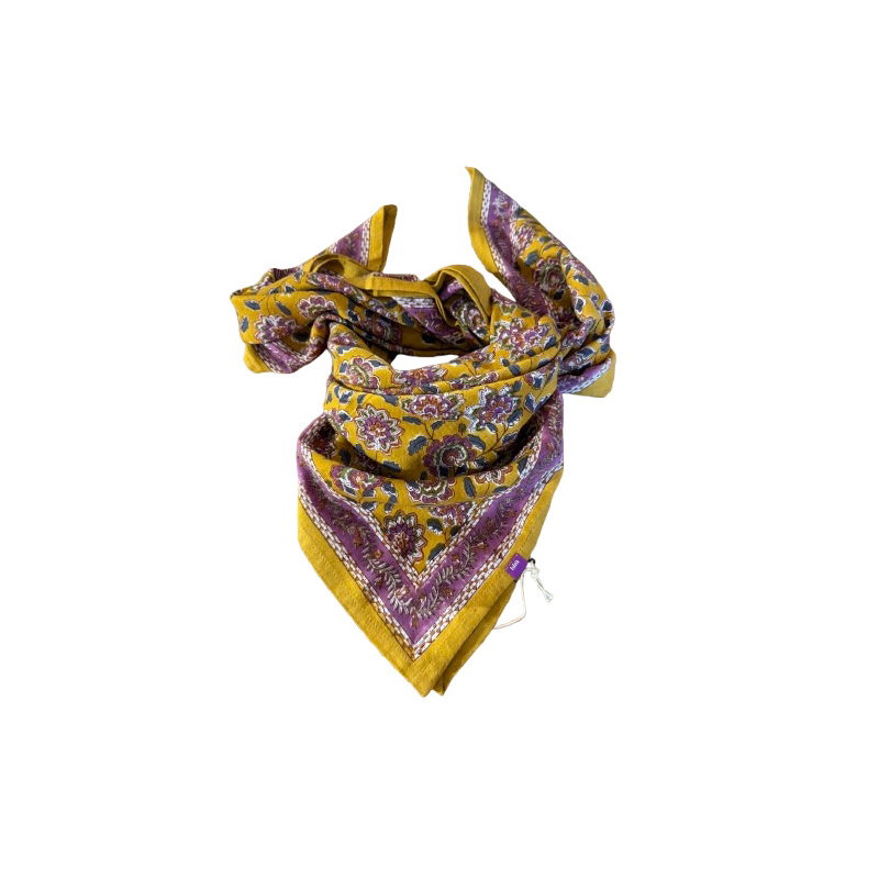 Foulard Grand format | Berry curry