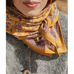 Foulard Grand format | Berry curry