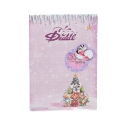 Bloc parfumé A6 Collection hiver | Diddl et Pimboli Violet - Diddl