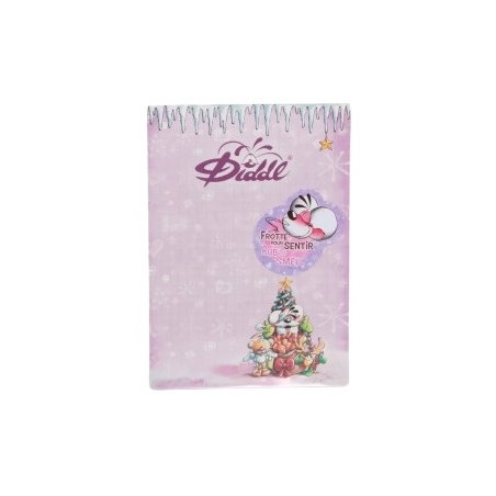 Bloc parfumé A6 Collection hiver | Diddl et Pimboli Violet - Diddl