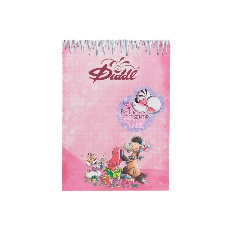 Bloc parfumé A6 Collection hiver | Diddlina et Loupsily Rose