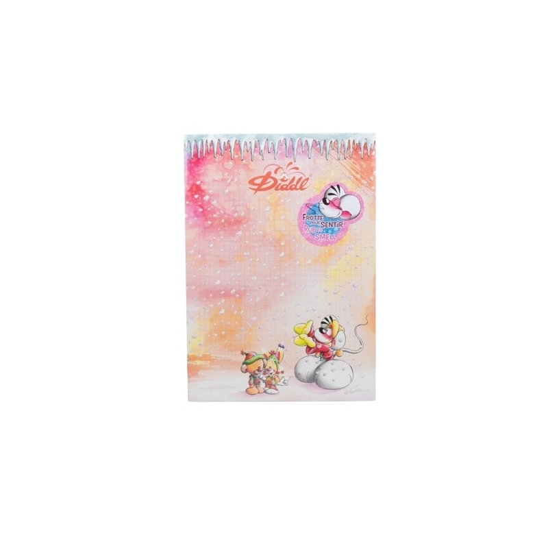 Bloc parfumé A4 Collection hiver | Diddl orange