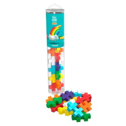 Tube BIG Rainbow - 15 pièces - Plus Plus