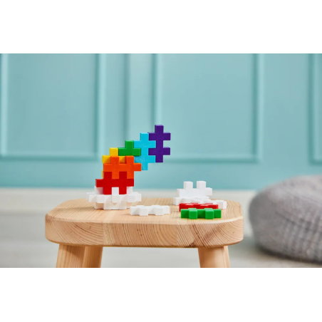 Tube BIG Rainbow - 15 pièces - Plus Plus