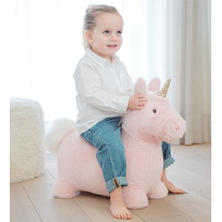 Animal sauteur | Licorne rose