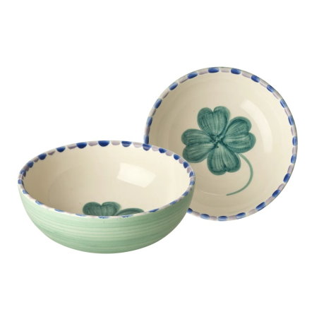 Bol en céramique Good Luck Clover | Vert clair - Rice