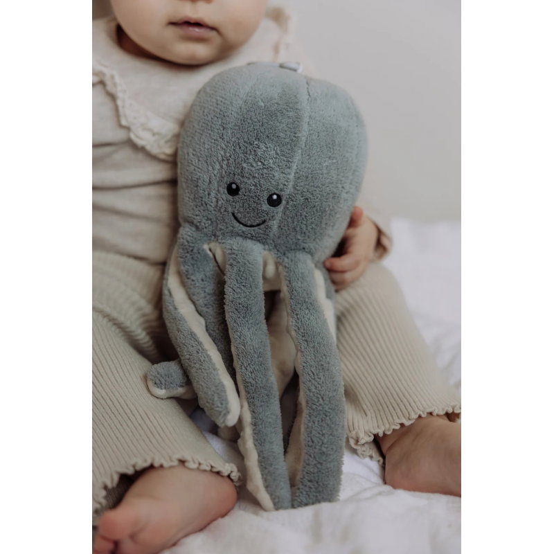 Peluche veilleuse Olly | Vert de gris