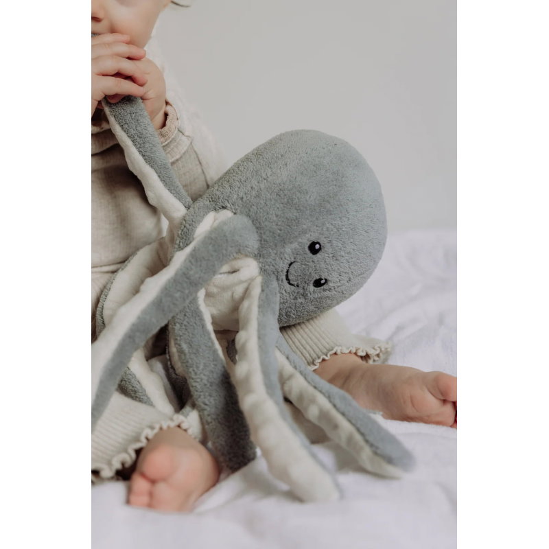 Peluche veilleuse Olly | Vert de gris