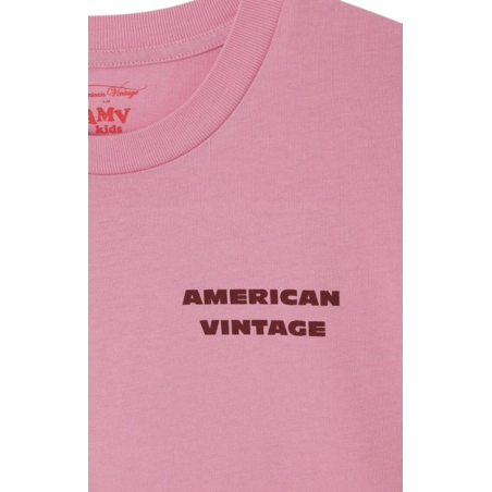 T-shirt enfant Fizvalley  | Barbe à papa - American Vintage Kids