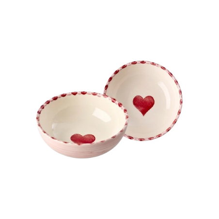 Bol en céramique Heart | Blanc cassé - Rice