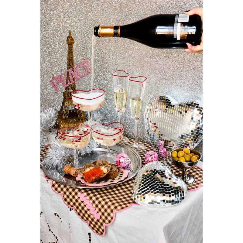 Grand coeur disco  | Argent