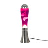 Lampe à lave | Magma rose argenté