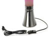 Lampe à lave | Magma rose argenté