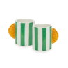 Set de tasses à café croissant | Vert