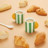 Set de tasses à café croissant | Vert