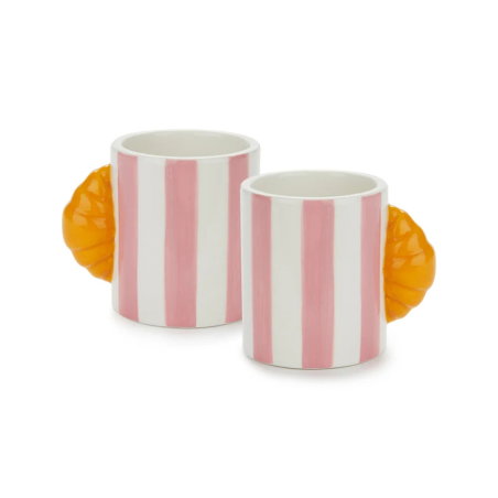 Set de tasses à café croissant | Rose - Balvi