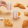 Set de tasses à café croissant | Rose
