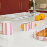 Set de tasses à café croissant | Rose
