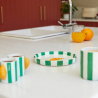 Assiette croissant | Vert