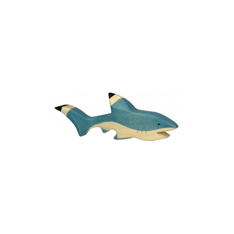 Requin en bois - Holztiger