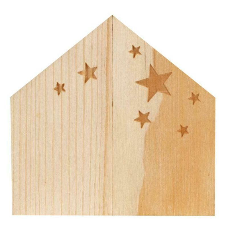 Mini crèche en porcelaine par Rader portes fermées