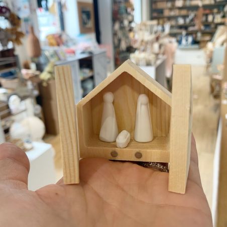 Mini crèche en porcelaine par Rader en boutique little cecile