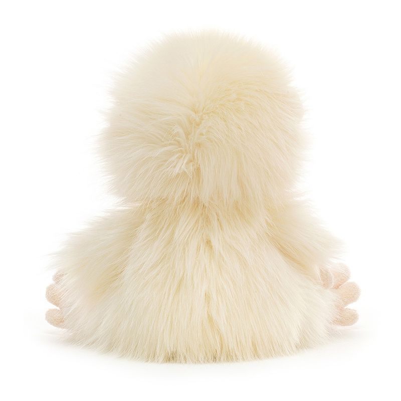 Yani le yéti par Jellycat de dos
