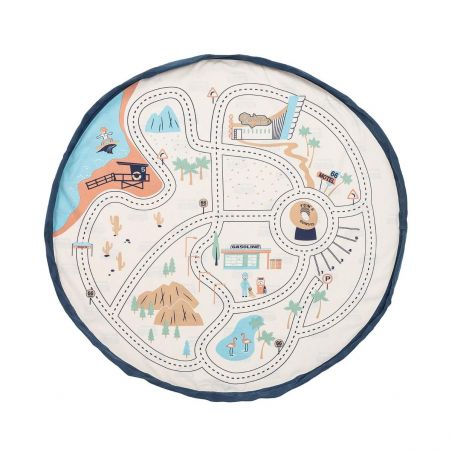 Tapis de jeu et sac de rangement « Carte de L.A » par Play Tapis de jeu et sac de rangement « Carte de L.A » par Play