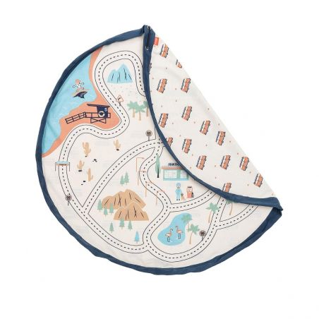 Tapis de jeu et sac de rangement « Carte de L.A » par Play Tapis de jeu et sac de rangement « Carte de L.A » par Play