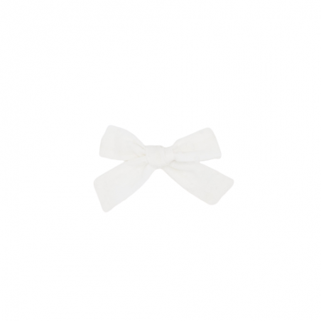 Barrette Coton A Pois Blanc Crocodile Blanc Little Cecile Barrette Coton A Pois Blanc Crocodile Blanc Little Cecile