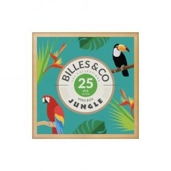 Boite de 25 billes | Box jungle