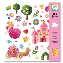 Stickers princesses par Djeco dans pochette