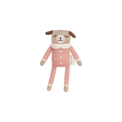 Doudou chien | Salopette rose par Main Sauvage