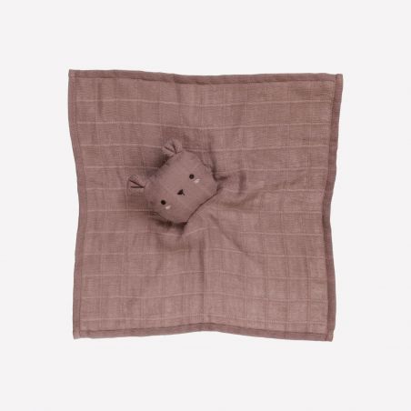 Doudou lange | Ourson par Main Sauvage à plat Doudou lange | Ourson par Main Sauvage à plat